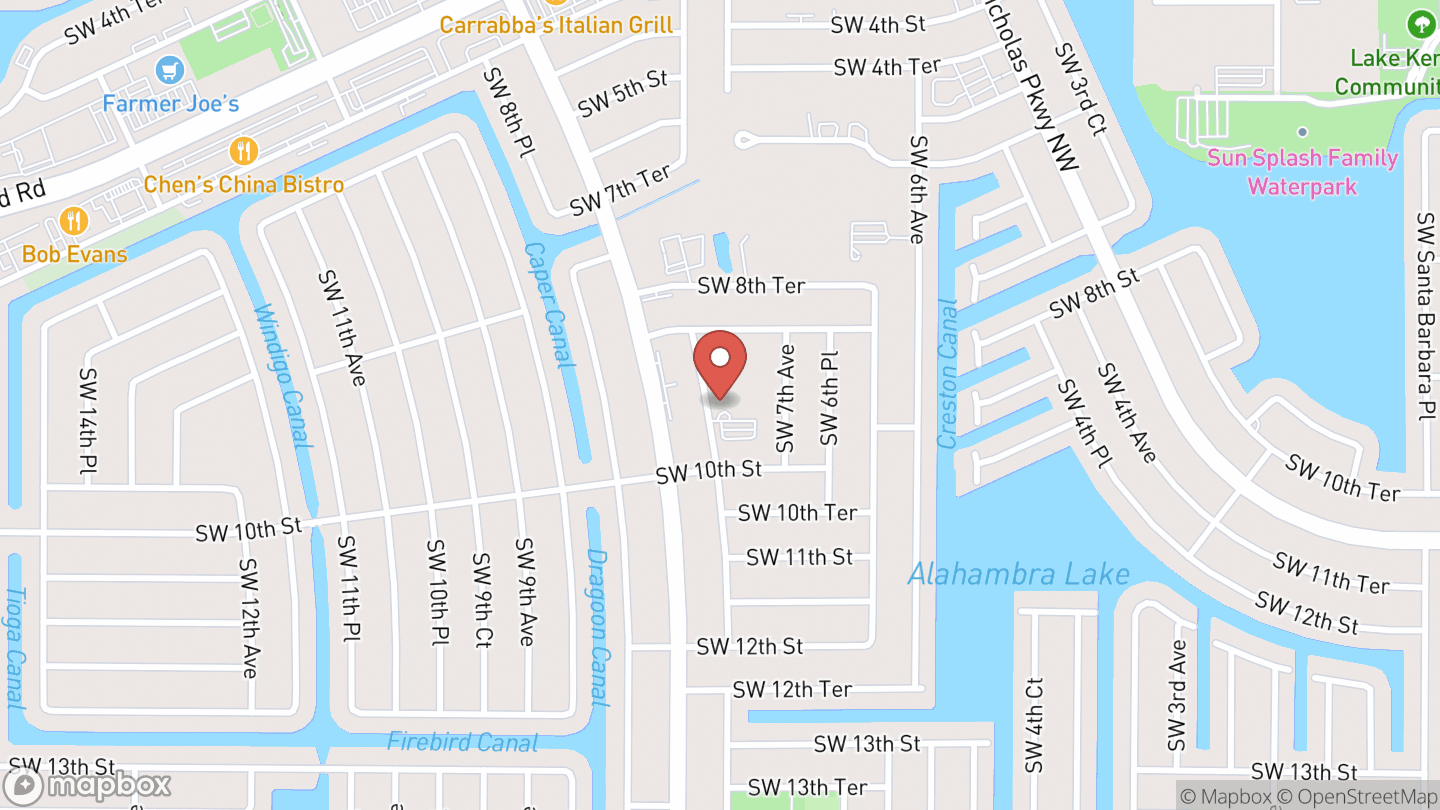 Map showing where Interior Design & Fashion Design Studio - Cape Coral Session meets